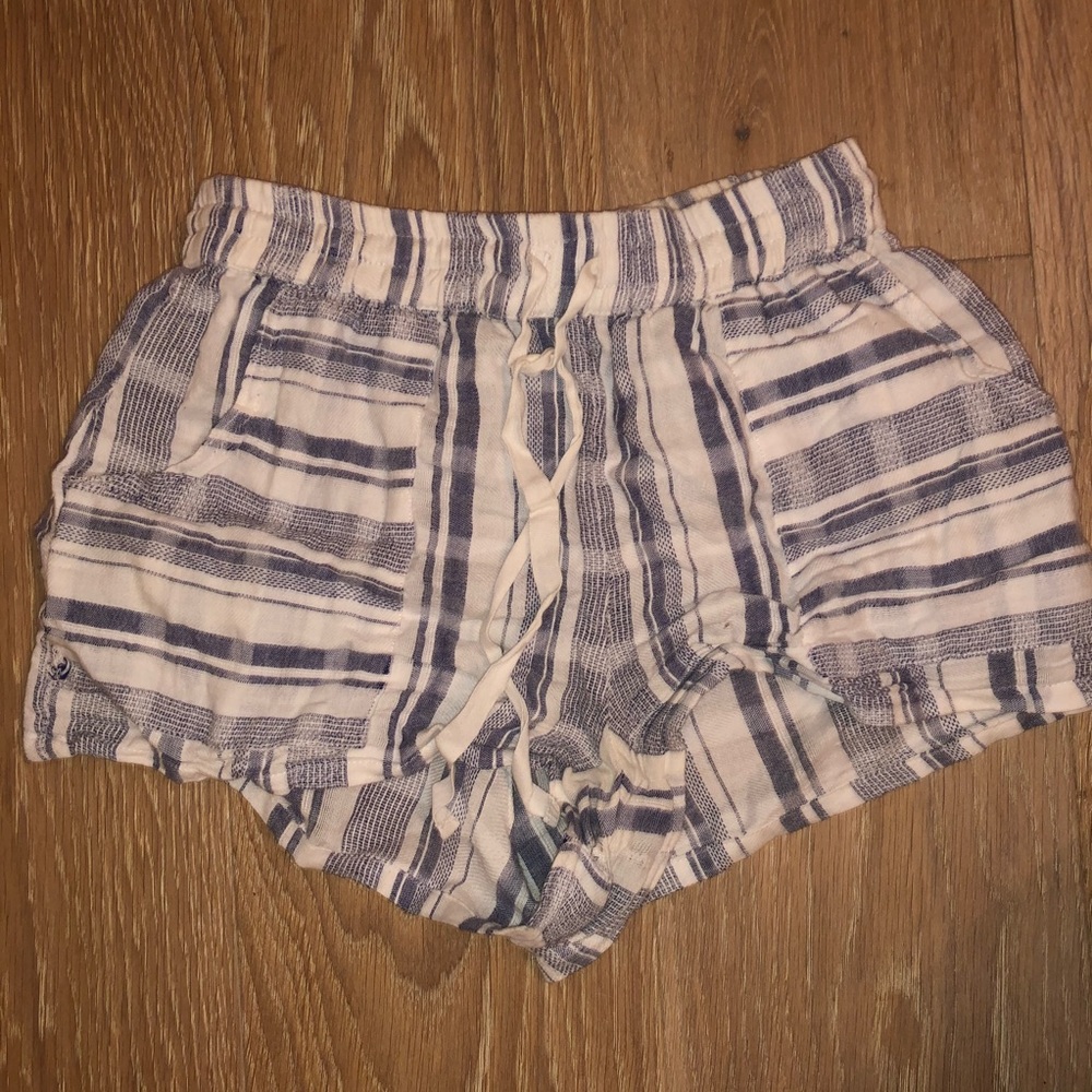 Loose shorts that are a thicker fabric